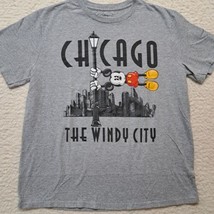 Womens Disney Store Mickey Chicago Windy City Tshirt Size L - £9.16 GBP