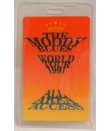 THE MOODY BLUES - VINTAGE ORIGINAL CONCERT TOUR LAMINATE BACKSTAGE PASS ... - $20.00