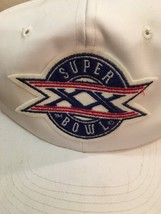 Vintage Super Bowl Xx Nfl Football White Blue Baseball Cap Sport Specialties - £26.14 GBP
