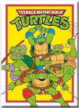 Teenage Mutant Ninja Turtles Group In Fighting Mode Refrigerator Magnet NEW - £3.00 GBP