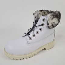 Timberland Frosting Waterproof Girls Boots Leather Outdoors White 27749 Size 1 - £50.55 GBP