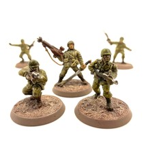 Sgt. Drake Alexander &amp; Airborne Elite 5 Painted Miniatures Heroscape - £43.26 GBP