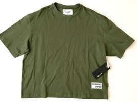 Earnest Sewn Oversize Cotton Tee Army Green ( M ) - £54.61 GBP