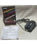 AULKER Luminous USB Wired Gaming Mouse Windows 7 10 Mac OSX New In Box - $138.81 MXN