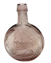 Vintage Third President Thomas Jefferson Mini Glass Bottle - $161.83 MXN
