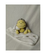 Baby Bum Monkey Duke Gray Yellow Knitted Plush Lovey 13” - £8.88 GBP