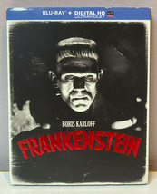 Frankenstein Blu-ray 2014 Boris Karloff - Colin Clive &amp; Mae Clarke w Slip Cover - £11.96 GBP