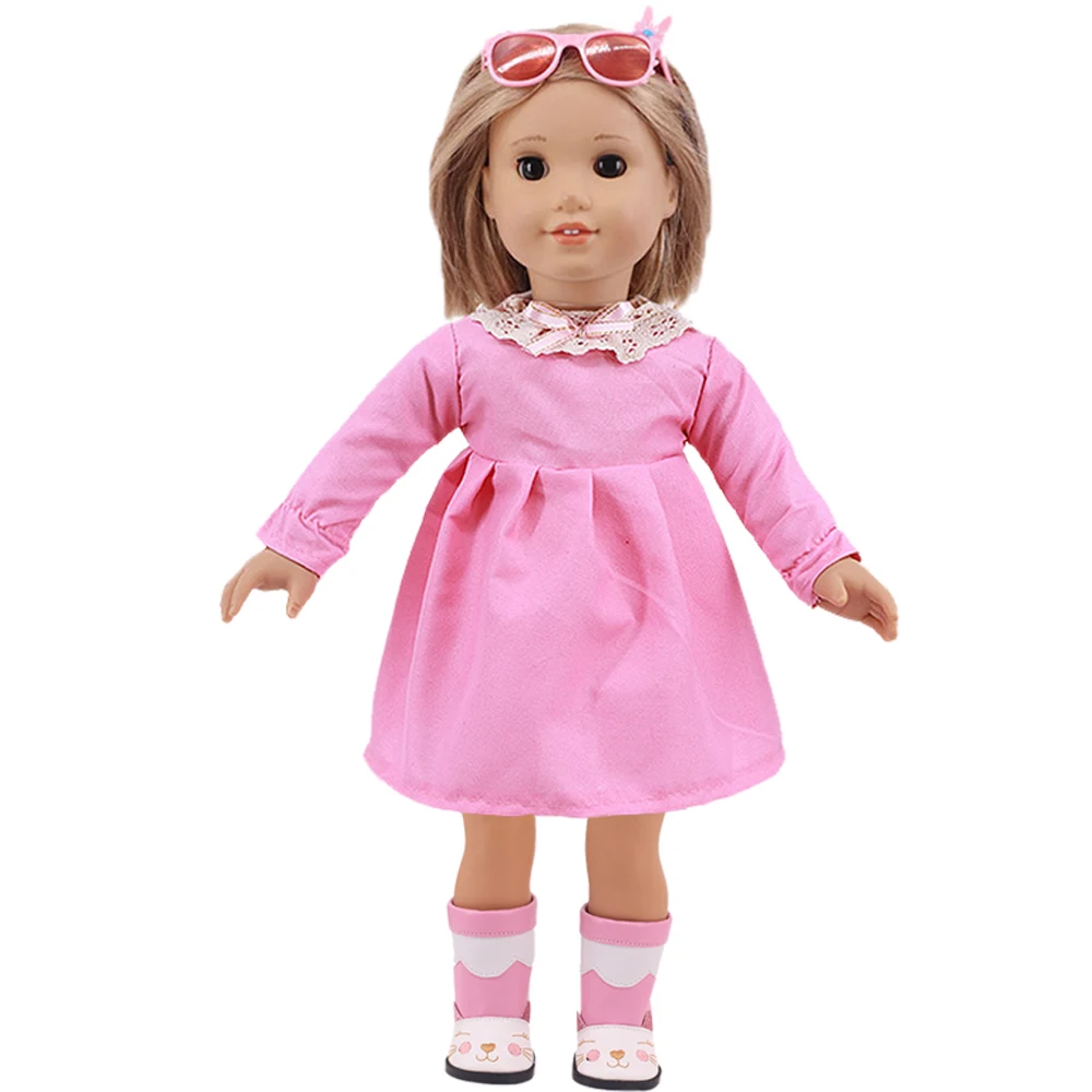 Play Doll Clothes Shoes Bunny Suitcase Accessories Fits 18 Inch American&amp;43Cm Ba - £23.09 GBP