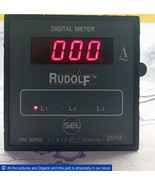 Rudolf DM 3258 3-Phase Digital Ammeter CT 250/5A DM3258 SEL Fuji Bridex - $549.33 CAD