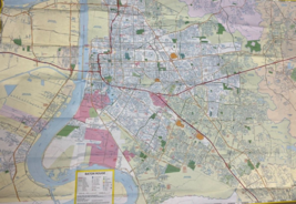 Baton Rouge LA Laminated Wall Map (FS) - $46.53