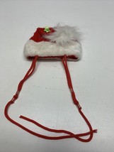 Santa Hat Dog Costume Dogwear Christmas Xmas Elves Hat KG Size Small Gre... - $164.72 MXN