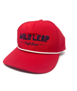 Pacific Head Wear Wild Leap Craft Beer Red Baseball Cap One Size - $26.05 CAD