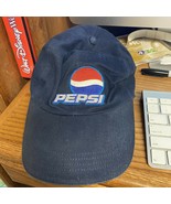 Pepsi Logo Adjustable Hat Select Design 100% Cotton Dark Blue - £10.64 GBP