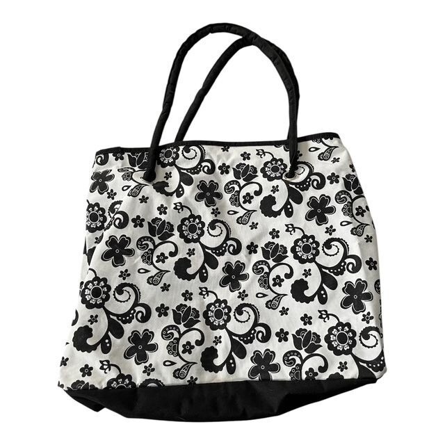 Leenie American Studio Large Black and White Paisley Tote Bag – Canvas 2010s Item image 3