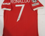 Cristiano Ronaldo Manchester United UCL Match Slim Home Soccer Jersey 20... - $80.00