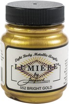 Jacquard Lumiere Metallic Acrylic Paint 2.25oz Bright Gold - $24.69