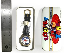Looney Tunes Sylvester the Cat Quartz Watch - Warner Bros (1994) w/ Tin Case - £43.61 GBP