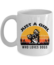 Just A Girl Who Loves Chihuahua Dogs Mug 11oz Retro Cup 15oz Gift Pet Dog Lover - $15.00+