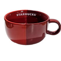 Starbucks 2021 Two-Tone Red Holiday Coffee Mug Christmas 16oz - £14.56 GBP