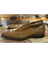 Men&#39;s Giorgio Brutini Light Brown Leather Stitch Slip On Loafers Shoes S... - $519.17 MXN