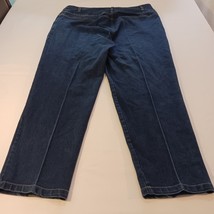 Gold Flava Womens Blue Jeans Denim Straight Leg Size Plus 20 Measured 38x28 image 8