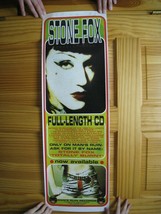 Stone Fox Poster Totally Burnt Face Shot Mans Ruin Records Frank Kozik - $89.04