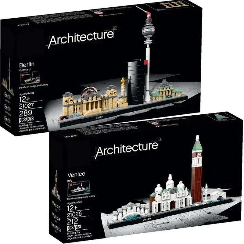 T 21026 venice 21027 berlin architecture building blocks bricks toys for adults kid art thumb200