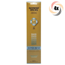 4x Packs Gonesh Extra Rich Incense Sticks Rain Scent | 20 Sticks Each - $12.06