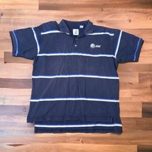 AT&amp;T Mens Size XL Polo Shirt Short Sleeve Blue Employee Uniform Graphic ... - £10.76 GBP