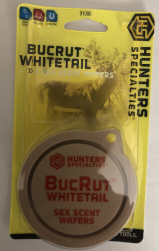 Hunters Specialties #01000 BucRut Whitetail Scent Wafers 3 Per Pack-NEW-... - $16.71