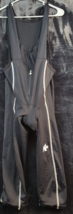 Assos Jumpsuit Mens Large Black Polyamide Sleeveless V Neck Logo Front Z... - $35.14