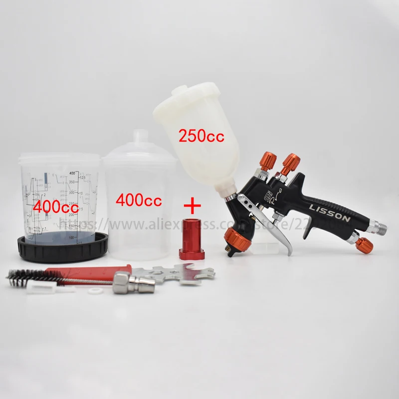 Spray  with 400cc Paint Mixing Cup Air Spray Paint  Mini Spray  Paint Spray  HVL - £115.50 GBP