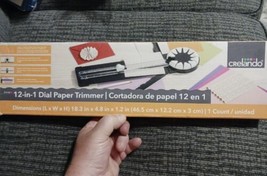 12 In 1 Multi-Function Paper Cutting Knife Manual Paper Cutter Trimmer 360 Curve - £31.91 GBP