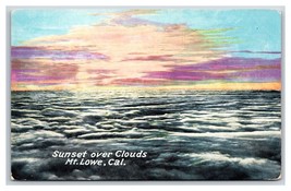 Sunset Over Clouds Mount Lowe California CA UNP DB Postcard O19 - £3.12 GBP