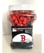 Boston Red Sox GOLF TEES Imprinted Red &amp; Blue 2 3/4” MLB Team License 17... - $557.31 MXN