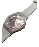 Ultra Slim Analog Gray Wrist Watch Plain Silicon Band Sporty Casual Unisex - $13.48 CAD