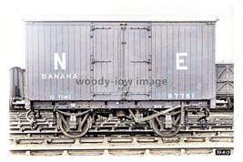 ptc8222 - 10 Tons Van, NE 87781 Banana Railway Carriage - print 6x4 - $2.80