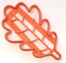 6x Oak Leaf Detailed Fondant Cutter Cupcake Topper 1.75 IN USA FD3864 - $7.99