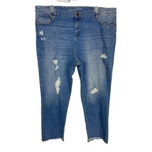 Universal Thread Womens Jeans Plus Size 24W Reg Straight recto Raw Hem H... - $22.34