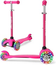 Kids&#39; Three-Wheel Scooters, Kick Scooters For Toddlers Aged 3 To 8, Boys&#39; And - £37.90 GBP