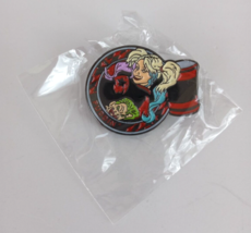 New Harley Quinn With Mallet &amp; Joker Puddin Cartoon Enamel Lapel Hat Pin - $6.92