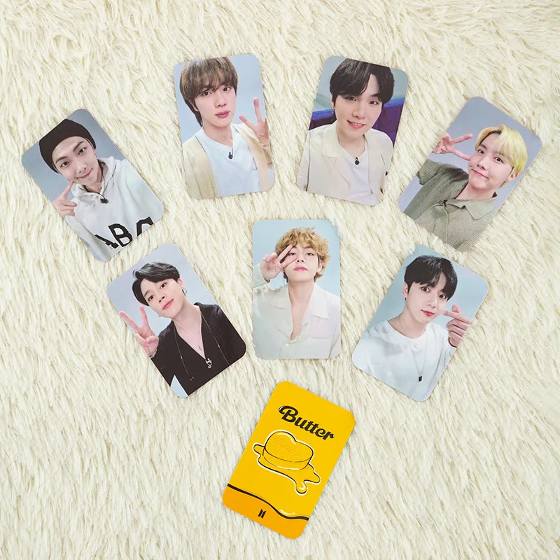 Kpop star photo cards Korean idol group butter lomo cards for Student fans - £7.59 GBP