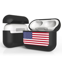 For AirPods PRO Snap On Plastic Hard Cover Case USA American Flag - £15.66 GBP