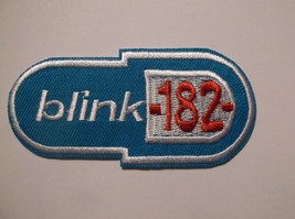 Blink 182 Embroidered Patch~Alternative Rock Punk~3 1/8&quot; x 1 1/2&quot;~FREE U... - £4.49 GBP