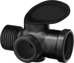 Shower Arm Diverter In Matte Black, Model Number A720Bl From Moen. - $123.98