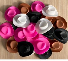15pcs. Cowgirl Fashion Doll Hats-Mix Lot Fashion DollCowgirl Hats-for 6&quot; Dolls - £7.81 GBP