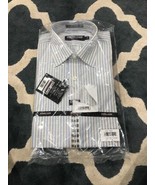 Kirkland Men&#39;s Casual Dress Shirt Traditional Fit Non Iron Button Up Siz... - $47.67 CAD