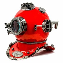 Nautical Boston Diving Scuba SCA Divers US Navy Mark V Marine Anchor Helmet 18&quot; - £169.02 GBP
