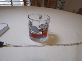 Garfield mug cup coffee tea 1978 McDonalds glass boat paddle excellent cat kitty - £10.68 GBP