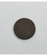 Mexico 1891 1/2 Lanz HDA HALTUNOHEN Contrasena Coin - £15.68 GBP